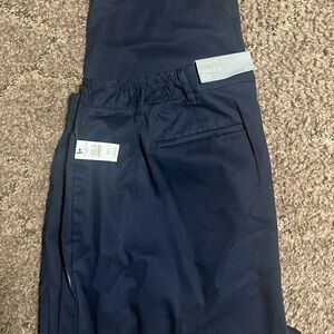 Talbots Navy cropped pants 20w NWT
